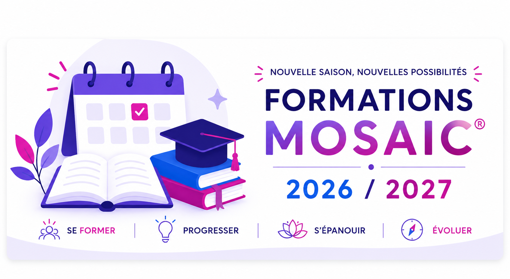 Rentrée 2026-2027 : découvrez les formations Thérapie MOSAIC®